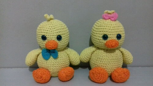 Patinho de crochê * Amigurumi