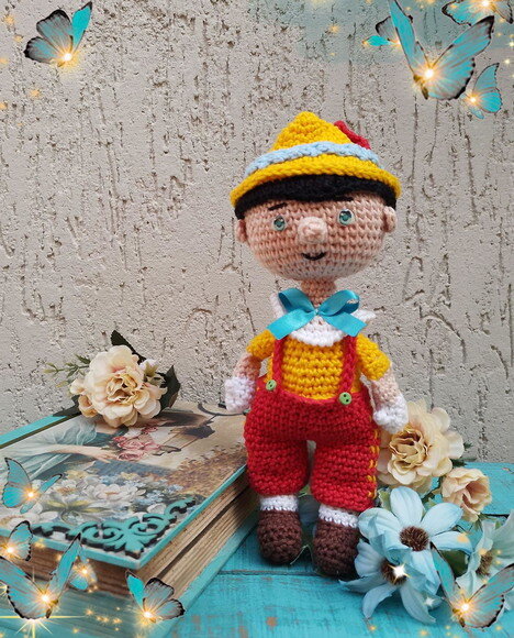 Pinóquio Em Amigurumi