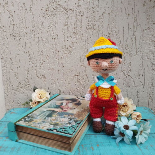 Pinóquio Em Amigurumi