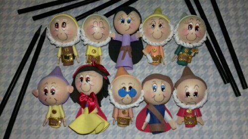 Ponteira de lápis Branca de Neve