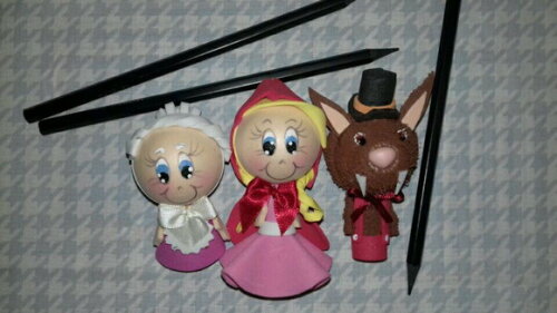 Ponteira de lápis Chapeuzinho Vermelho