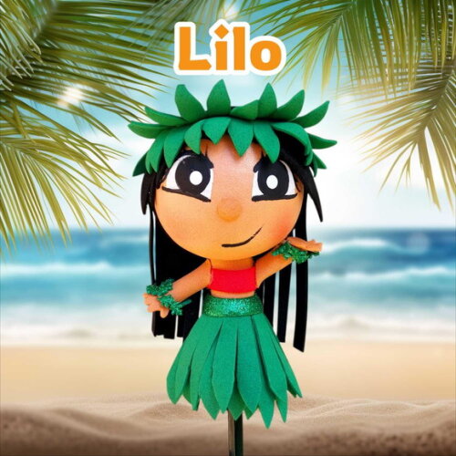 Ponteiras de Lápis Lilo e Stitch