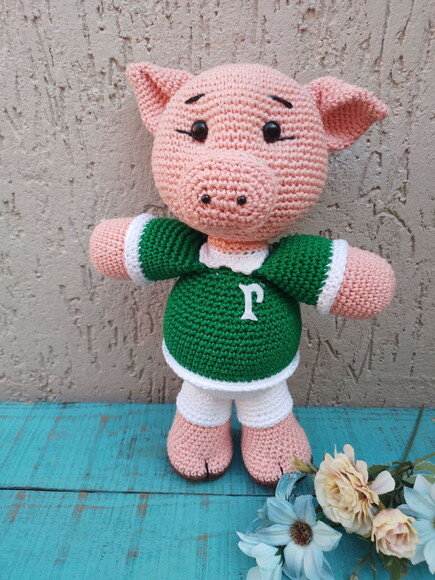 Porquinho Palmerense em Amigurumi * Vendidos Separadamente