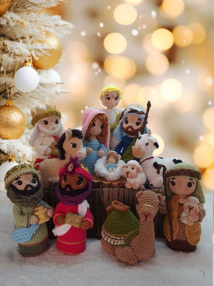 Presépio em Amigurumi