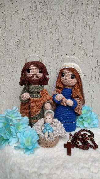 Presépio Sagrada Família (maria, José, Jesus)