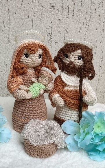 Presépio Sagrada Família (maria, José, Jesus)
