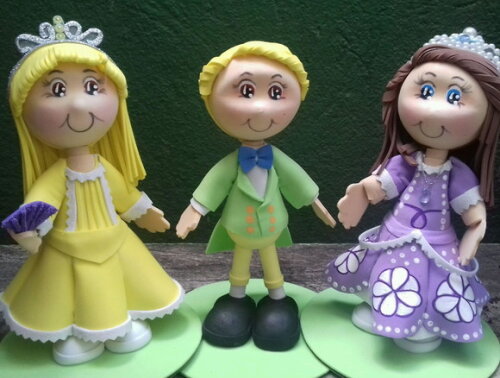 Princesa Sofia Conjunto c/ 3 personagens