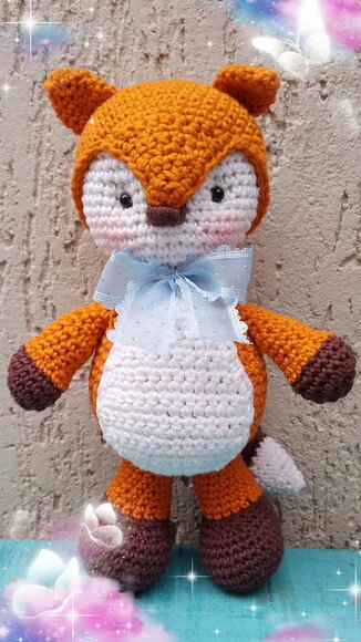Raposinha em Amigurumi