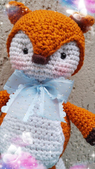 Raposinha em Amigurumi