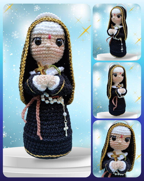 Santa Rita De Cássia Amigurumi