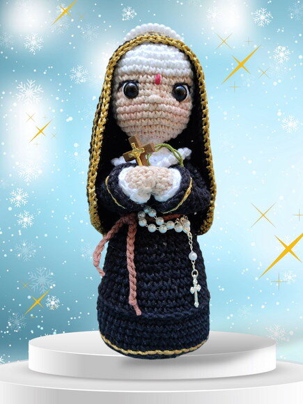 Santa Rita De Cássia Amigurumi