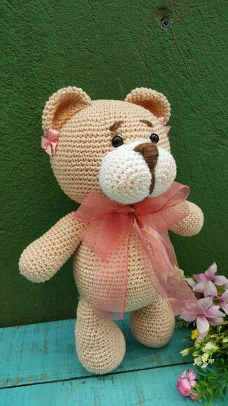 Urso de crochê * Amigurumi