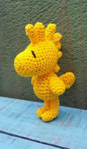 Woodstock de Crochê 11cm * Amigurumi