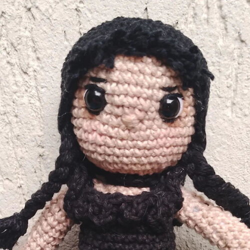 Wandinha e Enid Amigurumi