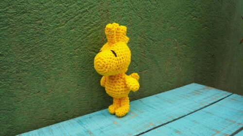 Woodstock de Crochê * Amigurumi