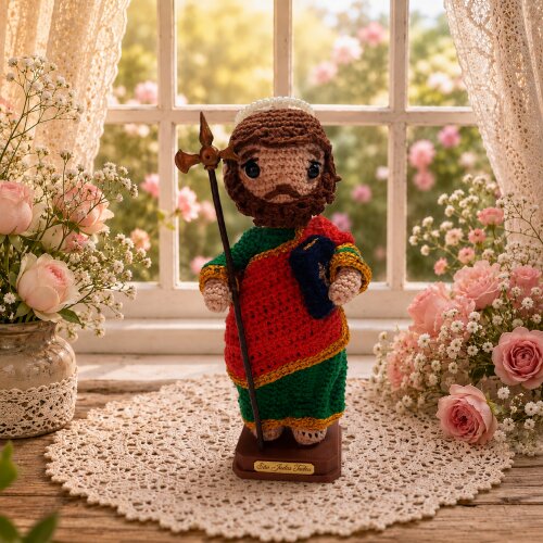 São Judas Tadeu em Amigurumi