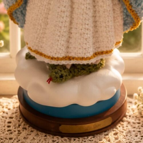 Nossa Senhora das Graças em Amigurumi