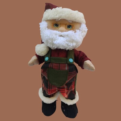 Papai Noel em tecido