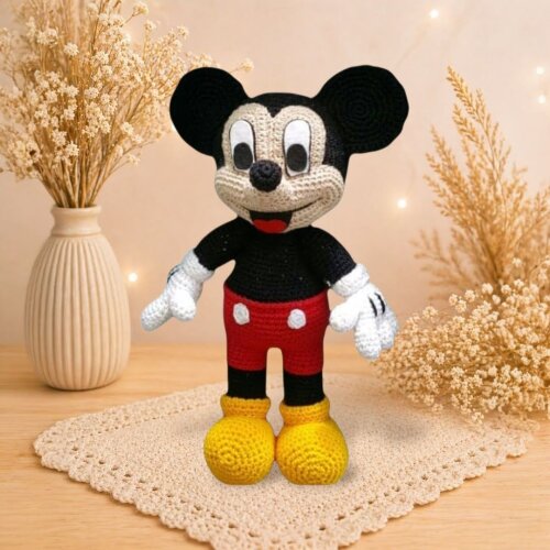Mickey de crochê * Amigurumi