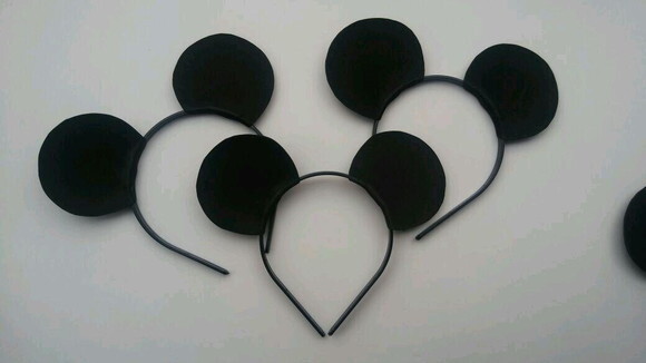 30 Tiaras de Eva Orelhas Minnie ou Mickey Mouse