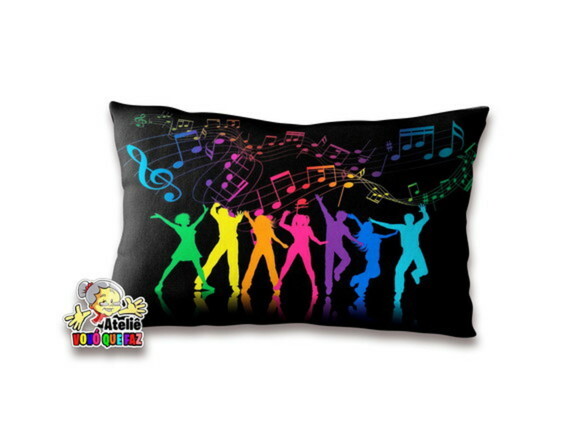 35 Almofada 18x28 Personalizada Balada Neon