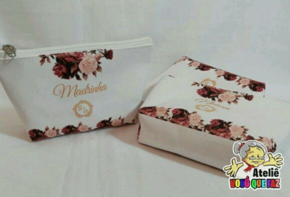 40 Necessaires Personalizada Madrinha (faço Outros)