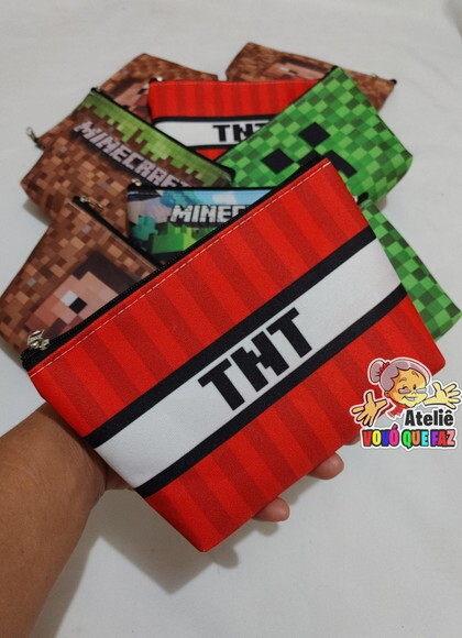 40 Necessaires Personalizada Minecraft