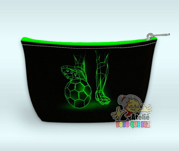 50 Necessaire Personalizada Futebol