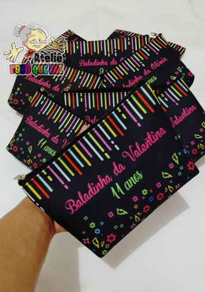 50 Necessaires Personalizada Balada Neon
