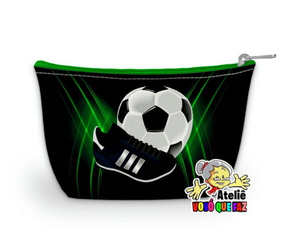 60 Necessaire Personalizada Futebol