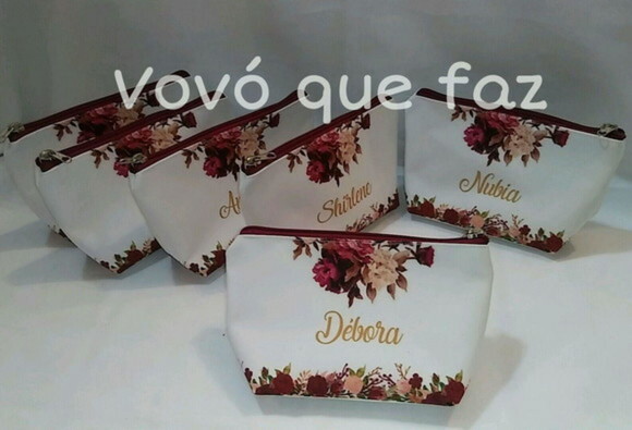 60 Necessaires Personalizada Madrinha (faço Outros)