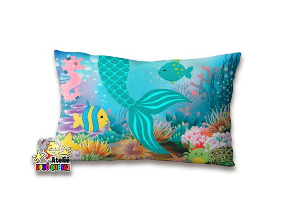 Almofada 18x28 Personalizada Sereia