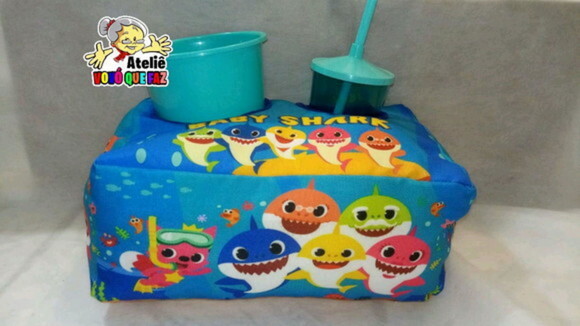 Almofada Kit Cinema Personalizado Baby Shark