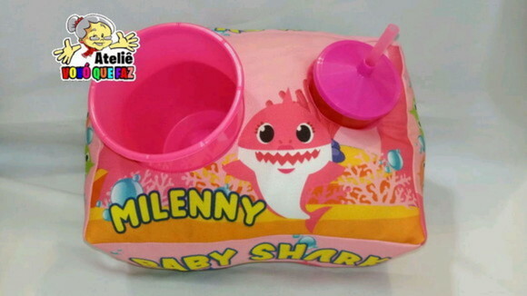 Almofada Kit Cinema Personalizado Baby Shark