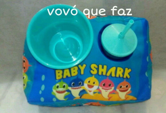 Almofada Kit Cinema Personalizado Baby Shark