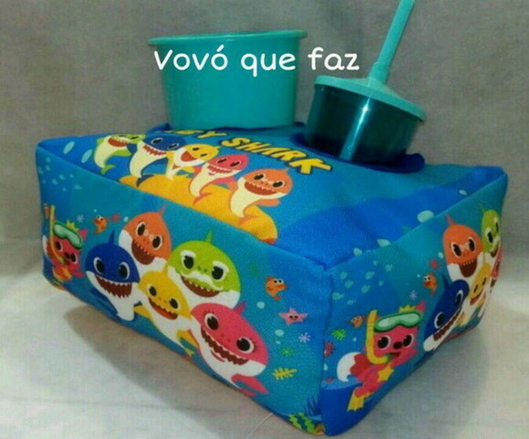 Almofada Kit Cinema Personalizado Baby Shark