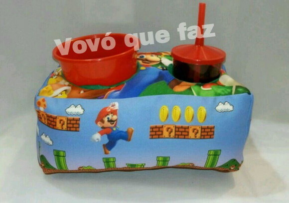 Almofada Kit Cinema Personalizado Super Mario Bros