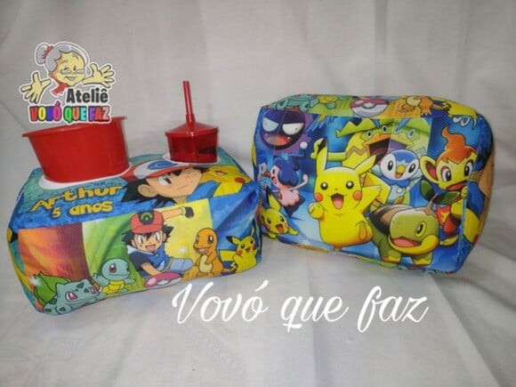 Almofada Kit Cinema Personalizado Pokemon