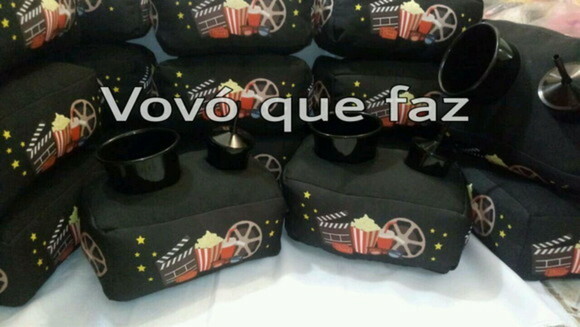 Almofada Kit Cinema Personalizado Tema Cinema