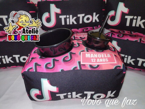 Almofada Kit Cinema Personalizado Tik Tok