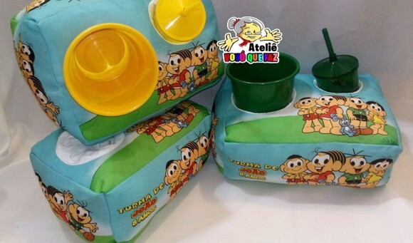 Almofada Kit Cinema Personalizado Turma da Mônica