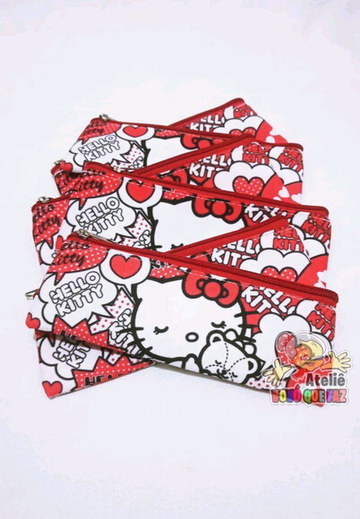 Estojo Slim Personalizado Hello Kitty Tam; 19x7