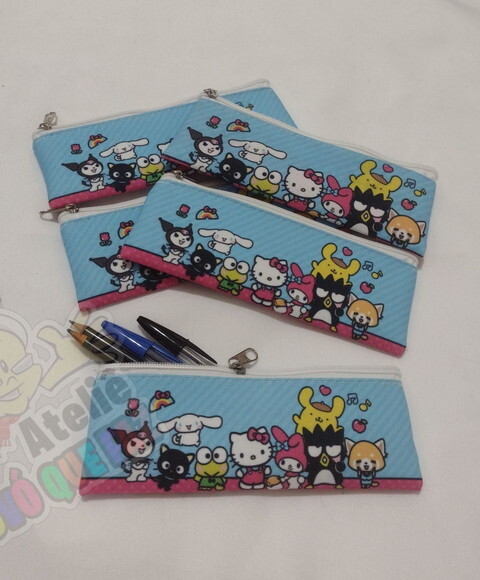 Estojo Slim Personalizado Hello Kitty Tam; 19x7