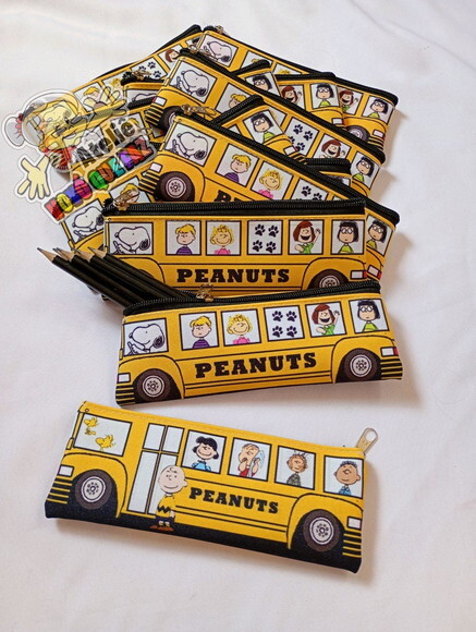 Estojo Slim Personalizado Ônibus do Snoopy Tam: 19x7
