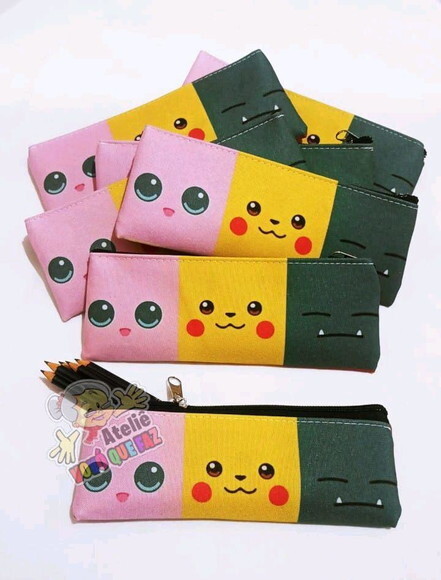 Estojo Slim Personalizado Pokémon Tam: 19x7