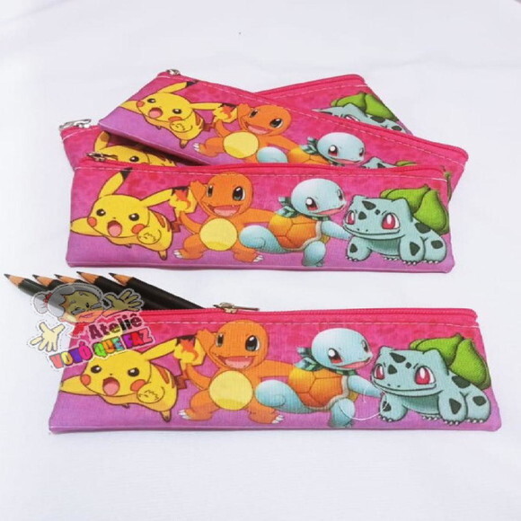Estojo Slim Personalizado Pokémon Tam: 19x7