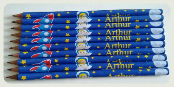Lápis Personalizado Astronauta