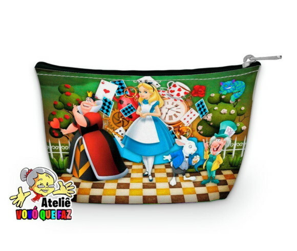 Necessaire Personalizada Alice no País das Maravilhas