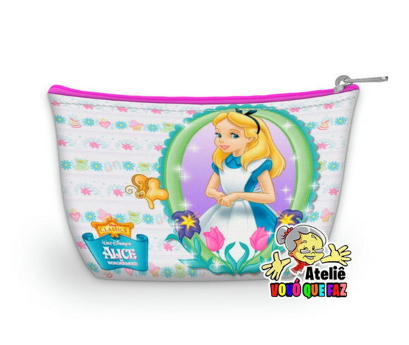 Necessaire Personalizada Alice no País das Maravilhas