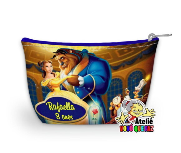 Necessaire Personalizada Bela e a Fera